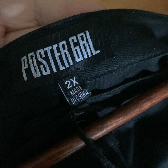 NWT Black cotton/stretch pants, 2XL. - Picture 8 of 8